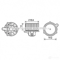 Радиатор охлаждения двигателя PRASCO 4045385091683 2606731 Q51V TM to2460