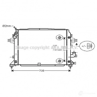 Радиатор охлаждения двигателя PRASCO ME025R0 07 NG0VB 2595755 ms2174