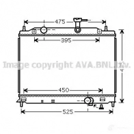 Радиатор охлаждения двигателя PRASCO 6U35 ANQ 4045385080243 hy2170 Hyundai Accent (MC) 3 Хэтчбек 1.5 CRDi GLS 110 л.с. 2005 – 2010