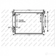 Радиатор охлаждения двигателя PRASCO AD020R012 Audi A4 (B6) 2 Седан 4.2 S4 Quattro 344 л.с. 2003 – 2004 MMKVTA 7