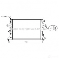 Радиатор охлаждения двигателя PRASCO ola2254 OP017 R003 FTZRYL9 2598457