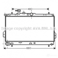 Радиатор охлаждения двигателя PRASCO HN715R00 2 Z39RH Hyundai Matrix hy2097