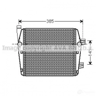 Радиатор охлаждения двигателя PRASCO Volkswagen Touareg vn2290 4045385225273 ID3 DM