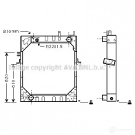 Радиатор охлаждения двигателя PRASCO Lexus IS (XE20) 2 2005 – 2013 4045385024353 iv2046 J FBSOV