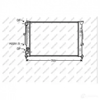 Радиатор охлаждения двигателя PRASCO W6VSP 2 Audi A6 (C5) 2 Седан 1.8 116 л.с. 1997 – 2005 AD017R011