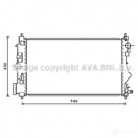 Радиатор охлаждения двигателя PRASCO 2598128 3GPWSN5 ol2599 DW040R 004 - Изображение 5