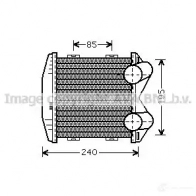 Радиатор охлаждения двигателя PRASCO Seat Toledo (1L) 1 1991 – 1998 ST043R 018 9F9O5 vn2045