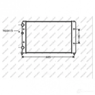 Радиатор охлаждения двигателя PRASCO TAB WWR ST027R009 1437651010