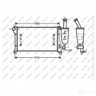 Радиатор охлаждения двигателя PRASCO FT122R009 Fiat Panda (169) 2 Хэтчбек 1.2 (169AxF2A. 169AxF1A) 69 л.с. 2010 – 2013 8 VK8Q