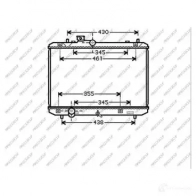 Радиатор охлаждения двигателя PRASCO Suzuki Swift (MZ, EZ) 2 Хэтчбек 1.6 (RS 416) 125 л.с. 2006 – 2025 M 31KV SZ034R003