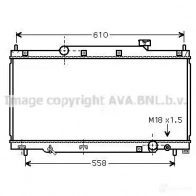 Радиатор охлаждения двигателя PRASCO Ford Transit Connect AV0FT fda2382 FD9 30R002