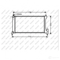Радиатор охлаждения двигателя