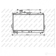Радиатор охлаждения двигателя PRASCO Hyundai Matrix HN715R002 AIKF Q78