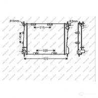 Радиатор охлаждения двигателя PRASCO H0R ITC 1437695849 RN325R004