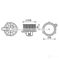Радиатор охлаждения двигателя PRASCO vl2084n 1424652394 ZULRQ 5 4045385231706 - Изображение 3