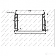 Радиатор охлаждения двигателя PRASCO S N6DPI Mazda 3 (BL) 2 Седан 2.0 MZR DISI 151 л.с. 2009 – 2013 MZ330R001
