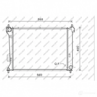 Радиатор охлаждения двигателя PRASCO DNIW E88 HN200R002 1437696133