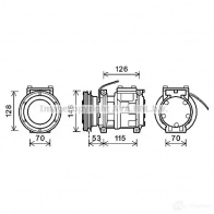 Радиатор охлаждения двигателя PRASCO 4045385023103 hd2100 Honda Accord 6 (CG) Купе 3.0 V6 24V (CG2) 200 л.с. 1998 – 2003 2T TJVZL