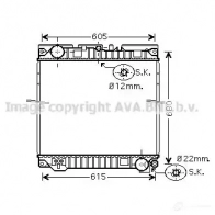 Радиатор охлаждения двигателя PRASCO KA 3FTY mn2042 4045385073917 Ford Focus 3 (CB8) Универсал 1.6 Ti 105 л.с. 2010 – 2025