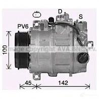 Радиатор охлаждения двигателя PRASCO vwa2217 4045385064304 QPUJ 7 2611730