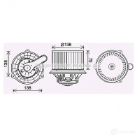 Радиатор охлаждения двигателя PRASCO 1424652401 4045385231980 RR 4X0TL vl2105n - Изображение 3