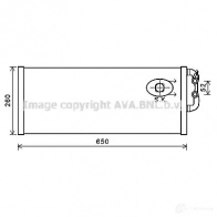 Радиатор охлаждения двигателя PRASCO bw2422 U7BO4N BM 101R007 Bmw 7 (F01, F02, F03, F04) 5 Седан 4.4 ActiveHybrid 449 л.с. 2009 – 2012