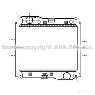 Радиатор охлаждения двигателя PRASCO me2240 4045385158638 9 KLKSA Fiat Bravo (198) 2 Хэтчбек 1.4 LPG 90 л.с. 2008 – 2014