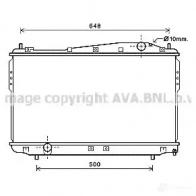 Радиатор охлаждения двигателя PRASCO C3UYCJ 4 Chevrolet Epica dw2136 4045385176885