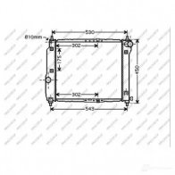 Радиатор охлаждения двигателя PRASCO DW326R001 OZ KYVT Chevrolet Aveo (T250) 1 Седан 1.2 72 л.с. 2005 – 2007