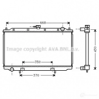 Радиатор охлаждения двигателя PRASCO D S175R001 dna2179 2580384 B9RT1QH