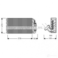 Радиатор охлаждения двигателя PRASCO 4045385190836 Volkswagen Transporter (T4) 4 Фургон 2.5 TDI 151 л.с. 2000 – 2003 vwa2245 Y IL54BU