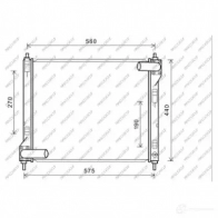 Радиатор охлаждения двигателя PRASCO G4Y1S4 5 Nissan Juke (F15) 1 Кроссовер 1.6 DIG T 190 л.с. 2010 – 2025 DS700R002