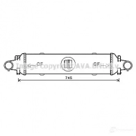 Радиатор охлаждения двигателя PRASCO 2590996 ka2132 HN802R0 15 YJKMFKV