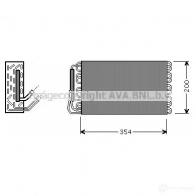 Радиатор охлаждения двигателя PRASCO vwa2343 2611750 4 XP5XA2 4045385214006