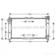 Радиатор охлаждения двигателя PRASCO ALIGLA O 4045385030446 mz2072 Mazda MX-3 (EC) 1 1991 – 1998