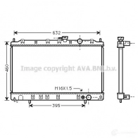 Радиатор охлаждения двигателя PRASCO 9W OJG2 2596638 mt2134 4045385029662