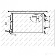 Радиатор охлаждения двигателя PRASCO K9 YJA Renault Grand Scenic (JZ) 3 Минивэн 1.6 dCi (JZ00. JZ12) 130 л.с. 2011 – 2024 RN036R002