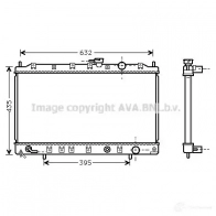 Радиатор охлаждения двигателя PRASCO 4045385029655 Mitsubishi Space Wagon 3 (N3, N4) 1991 – 2000 mt2133 S11 36F6