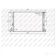 Радиатор охлаждения двигателя PRASCO MFB IGH AD620R007 Audi A5 (8T3) 1 Купе 4.2 S5 Quattro 354 л.с. 2007 – 2012