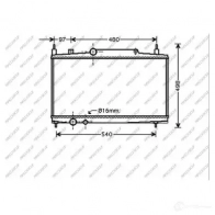 Радиатор охлаждения двигателя PRASCO Citroen C5 HB4 FHUK CI520R011