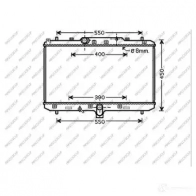 Радиатор охлаждения двигателя PRASCO 2 1M7Y FT360R002 Suzuki SX4 (EY, GY) 1 Хэтчбек 1.9 DDiS 4x4 (RW 419D) 120 л.с. 2006 – 2025