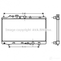 Радиатор охлаждения двигателя PRASCO mz2154 Mazda 4045385052707 I KVG11V