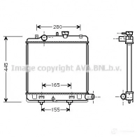 Радиатор охлаждения двигателя PRASCO mz2139 Mazda Demio (DW) 1 Хэтчбек 1B0 LJ 4045385030859