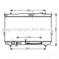 Радиатор охлаждения двигателя PRASCO 4045385062294 hy2112 O9G 2S4 Hyundai Santa Fe (SM) 1 Кроссовер 2.0 CRDi 4x4 113 л.с. 2001 – 2006