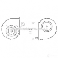 Радиатор охлаждения двигателя PRASCO FHP O4 Volkswagen Caddy (9K, 9U) 2 1995 – 2004 vw2048 4045385045587