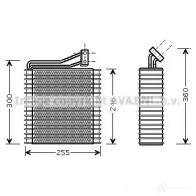 Испаритель кондиционера PRASCO crv040 2579376 4045385049035 LSO HEK - Изображение 2