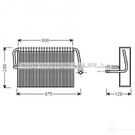 Испаритель кондиционера PRASCO Mercedes S-Class (W220) 2 Седан 2.8 S 280 (220.063. 2263) 204 л.с. 1998 – 2005 msv325 X71E S 4045385054473