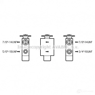 Расширительный клапан кондиционера PRASCO X7 LFG96 ms1101 4045385060887 2595649
