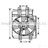 Вентилятор радиатора PRASCO Nissan Micra MK57A Z 4045385086894 dn7519