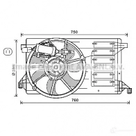 Вентилятор радиатора PRASCO mz7554 4045385213689 N I90V Mazda 3 (BL) 2 Хэтчбек 2.0 MZR DISI 151 л.с. 2008 – 2013